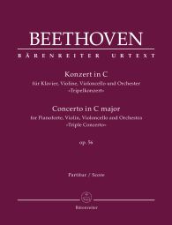 Concerto for Piano, Violin and Violoncello in C major Op.56 (Triple Concerto) (Full Score)