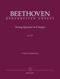 String Quartet in F major Op.135 (Crtitical Report)