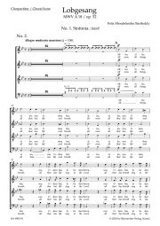 Lobgesang / Hymn of Praise Op.52 MWV A 18 (Choral Score)