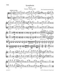 Symphony No.3 in A minor Op.56 (Scottish) (Viola)