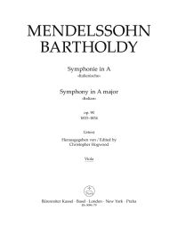 Symphony No.4 in A major Op.90 (Italian) (Viola)