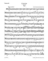 Concerto for Violin in E minor Op.64 (Cello)