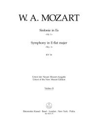 Symphony No.1 in E-flat major (K.16) (Violin II)