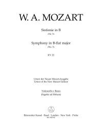 Symphony No.5 in B-flat major (K.22) (Cello/Bass)