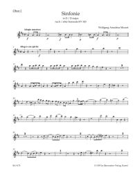 Symphony in D major based on the Serenade K.320 (Wind Set)