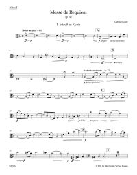 Requiem Op.48 (full orchestral version 1900) (Viola I)