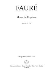 Requiem Op.48 (full orchestral version 1900) (Choral Score)