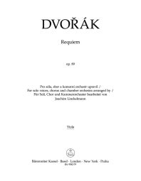 Requiem Op.89 (B.165) (Chamber version) (Viola)