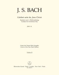 Cantata No.91 Gelobet seist du, Jesu Christ (BWV 91) (Violin II)