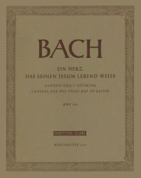 Cantata No.134 Ein Herz, dass seinen Jesum lebend weiss (BWV 134) (Full Score)