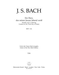 Cantata No.134 Ein Herz, dass seinen Jesum lebend weiss (BWV 134) (Viola)