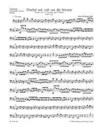 Cantata No.140 Wachet auf, ruft uns die Stimme (BWV 140) (Cello/Bass/Bassoon)