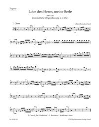 Cantata No.143 Lobe den Herrn, meine Seele (BWV 143) (Wind Set)