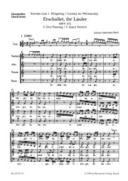 Cantata No.172 Erschallet, ihr Lieder (BWV 172) (Choral Score)