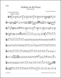 Anthem on the Peace HWV 266 (267) (Viola)