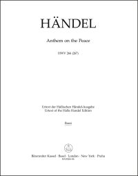 Anthem on the Peace HWV 266 (267) (Cello/Bass)