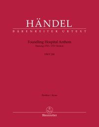 Foundling Hospital Anthem HWV 268 - 1753 Version (Full Score, paperback)