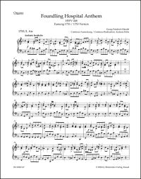 Foundling Hospital Anthem HWV 268 - 1753 Version (Organ)