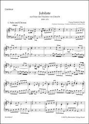 Utrecht Jubilate (HWV 279) (Organ)