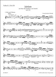 Utrecht Jubilate (HWV 279) (Violin II)