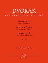 Concerto in A minor for Violin Op.53 (Full Score, paperback)