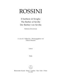 Overture to Il barbiere di Siviglia (The Barber of Seville) (Viola)