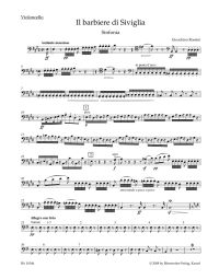 Overture to Il barbiere di Siviglia (The Barber of Seville) (Cello)