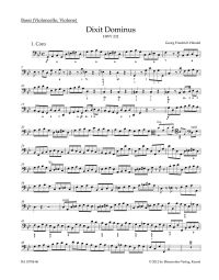 Dixit Dominus HWV 232 (Cello/Bass)