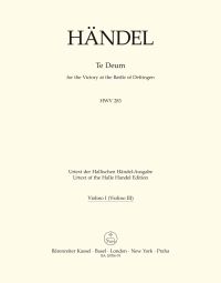 Dettinger Te Deum (HWV 283) (Violin I)
