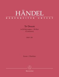 Te Deum in B-flat major (HWV 281) (Cannons) (Full Score)