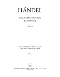 Song for St Cecilia's Day (HWV 76) (Viola)