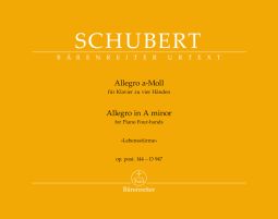 Allegro in A minor for Piano Duet Op.post. D 947