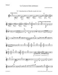 Carnival of the Animals (Violin I)