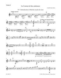 Carnival of the Animals (Violin II)