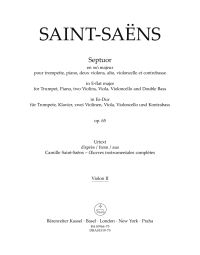 Septet in E-flat major Op.65 (Violin II)