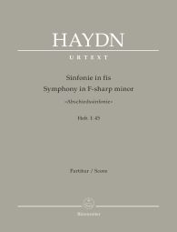 Symphony No.45 in F-sharp minor (Farewell) (Hob. I:45) (Full Score)