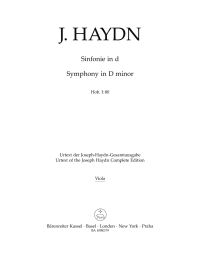 Symphony No.80 in D minor (Hob.I:80) (Viola)