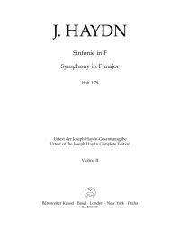 Symphony No.79 in F major (Hob.I:79) (Violin II)