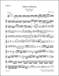 Missa Cellensis (Mariazellermesse) (Hob.XXII:8) (Violin II)