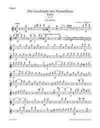 Overture The Creatures of Prometheus for Orchestra Op.43 (Wind Set)