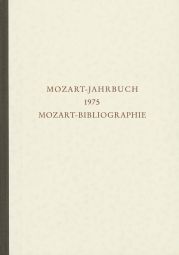 Mozart Jahrbuch 1975