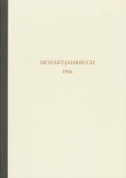 Mozart Jahrbuch 1986