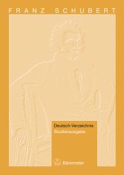 Schubert Thematic Catalogue of His Works