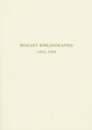 Mozart Bibliography 1992-95