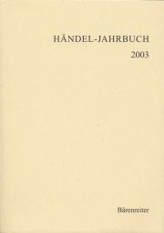 Handel Jahrbuch 2003