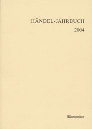 Handel Jahrbuch 2004