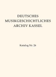 Deut Musikges Archiv Kassel 26