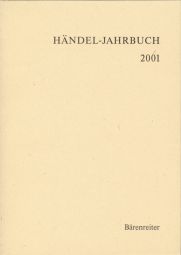 Handel Jahrbuch 2001