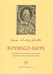 Rodrigo Suite (HWV 5) Recorder Quartet