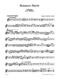 Rodrigo Suite (HWV 5) Tenor Recorder